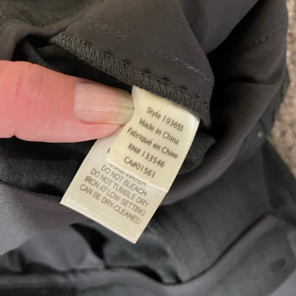 NWOT Ecru Dark Gray Trousers - Picture 7 of 8